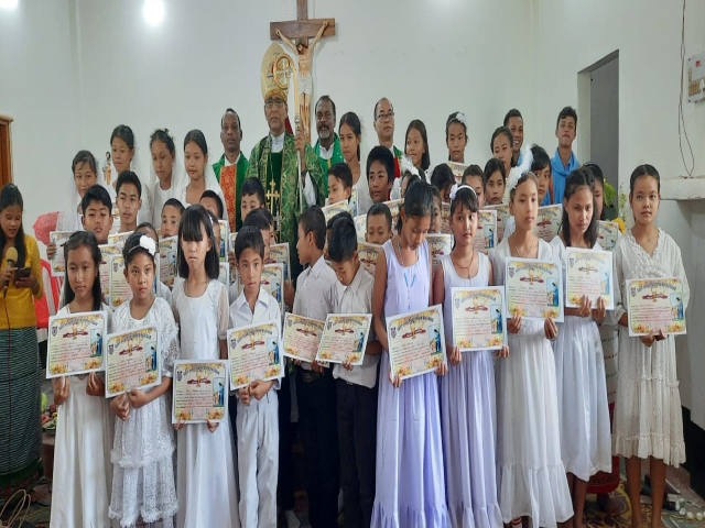 First Holy Communion at Bodhjungnagar -25 Sept 2022